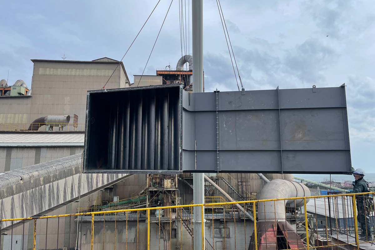 大型ダクト交換工事