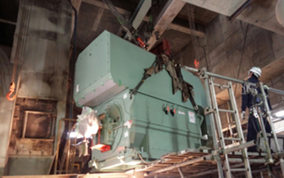 電動機据付工事